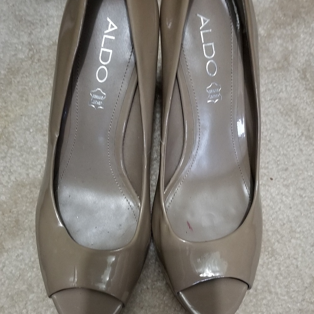 Aldo shoes, peep toe platform